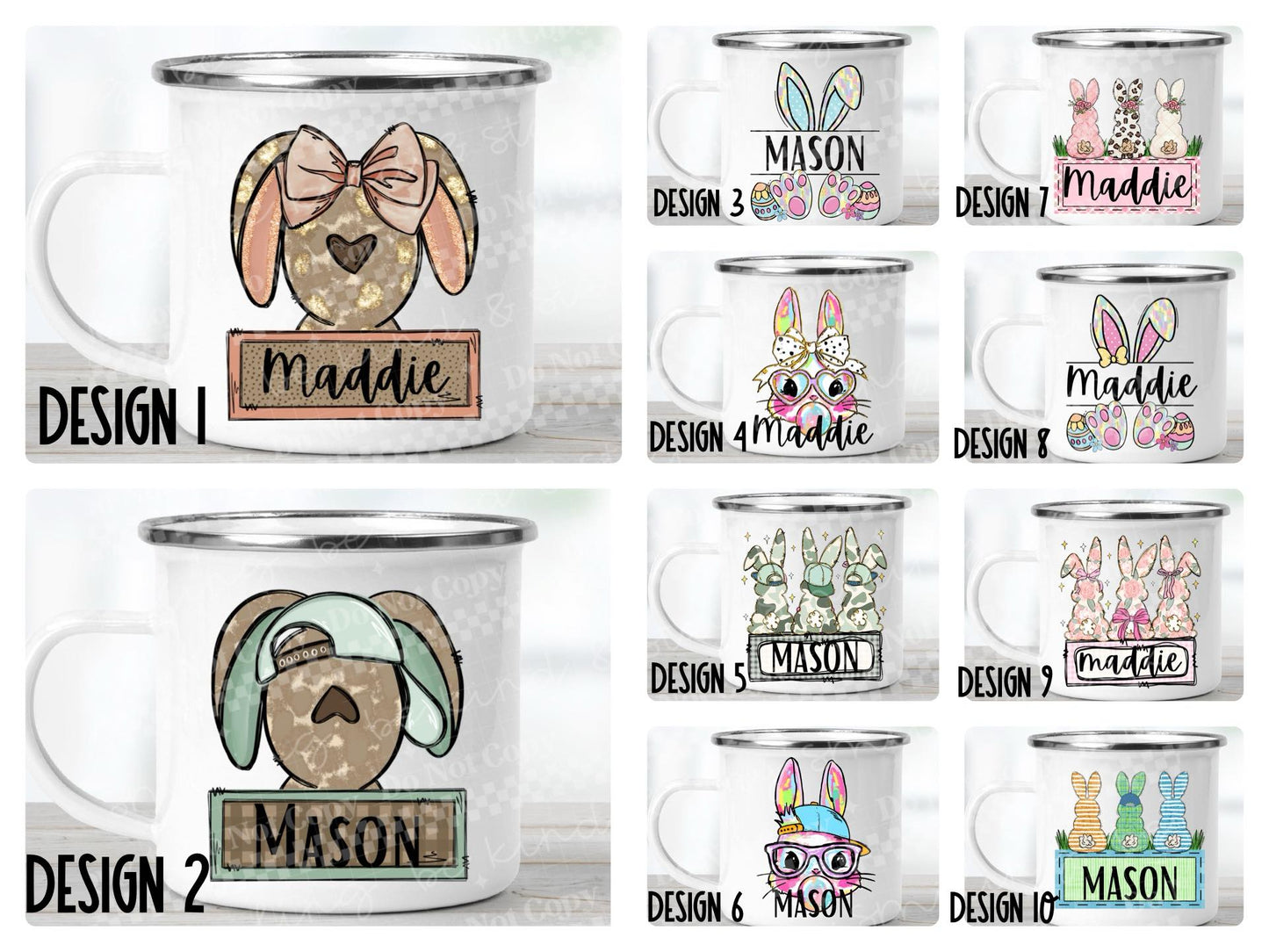 Customizable Easter Mugs