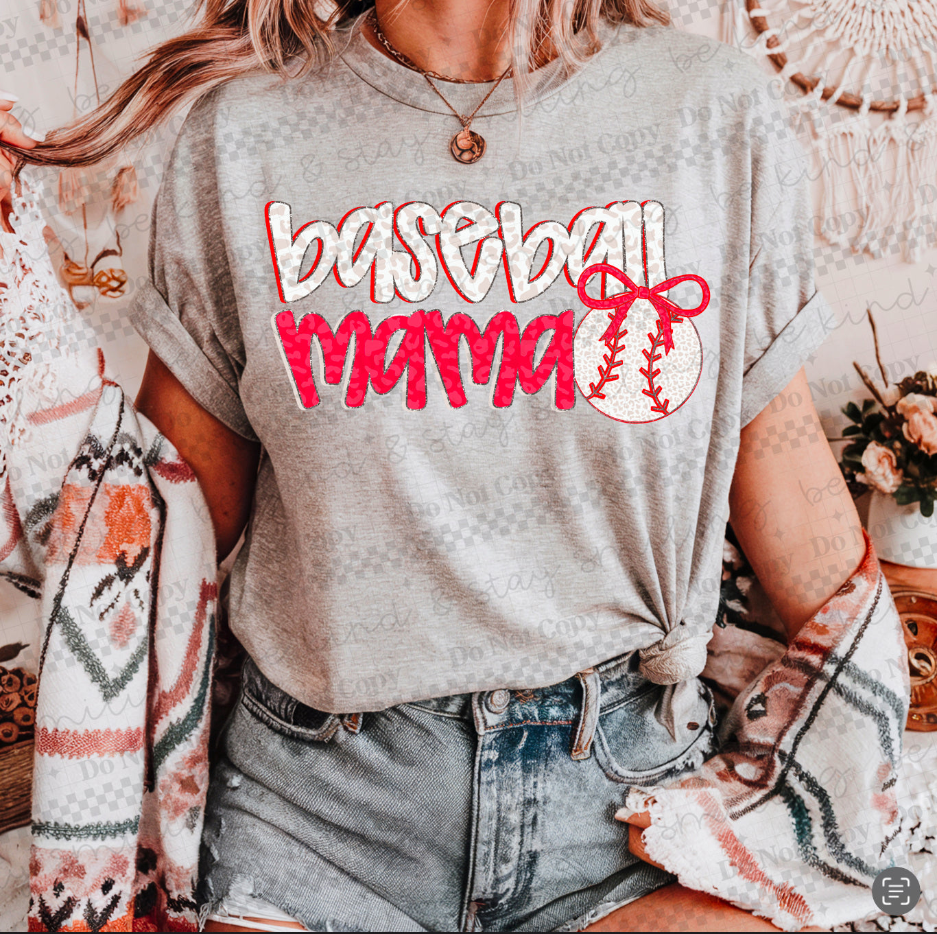 Baseball Mama Tee