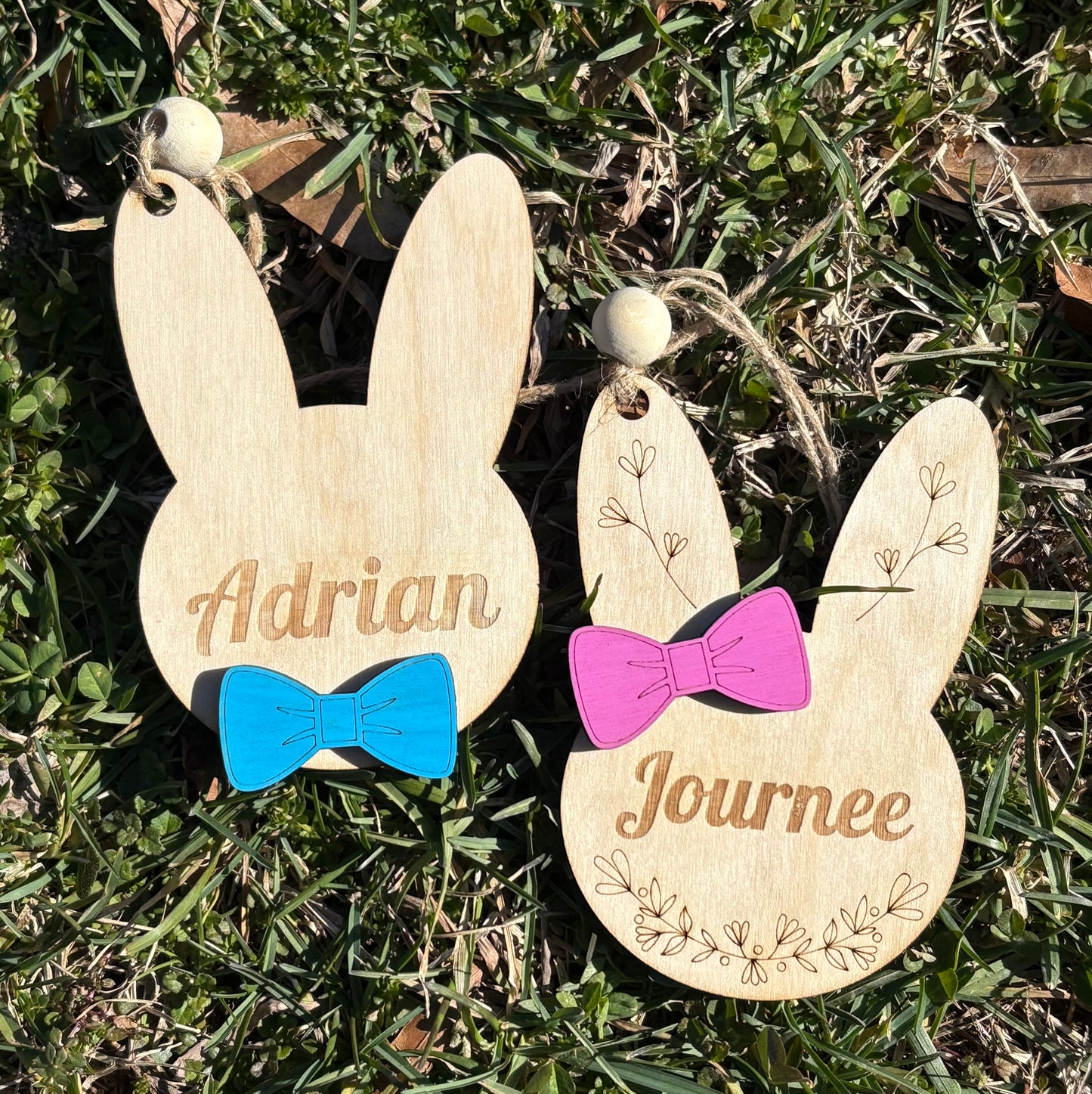 Bunny Head Easter Tags