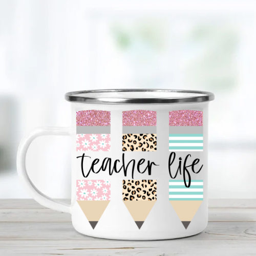 Teacher Life Pencil Mug
