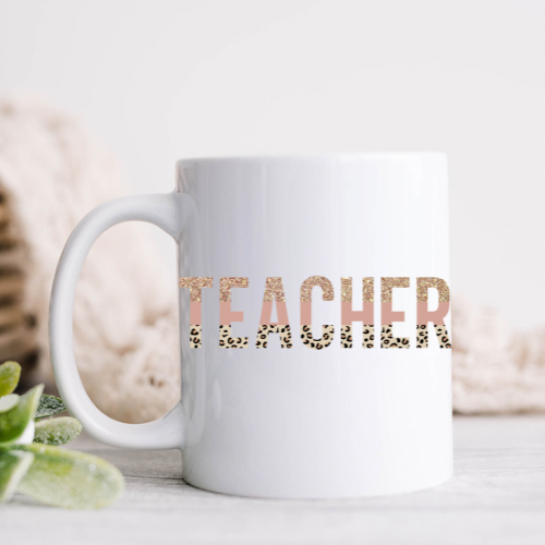Leopard Teacher Mug