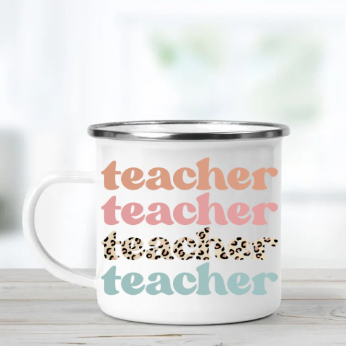 Stacked Teacher Mug