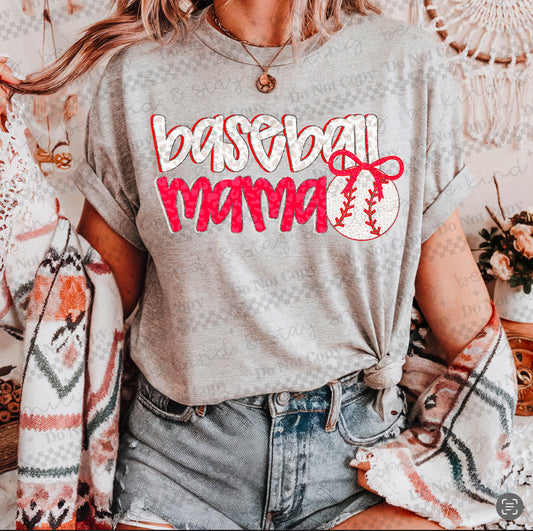 Baseball Mama Tee